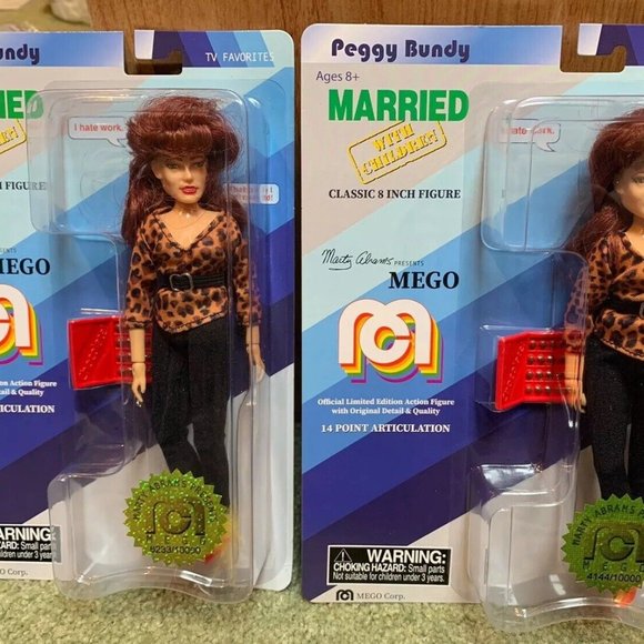 2  2018 Mego Married With Children “Peggy Bundy” Figure LOT  1 / 10k  numbered! - Picture 1 of 2